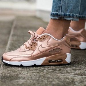 Nike Rose Gold air max 90 SE Womens